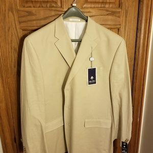 Tan Linen Suit Jacket